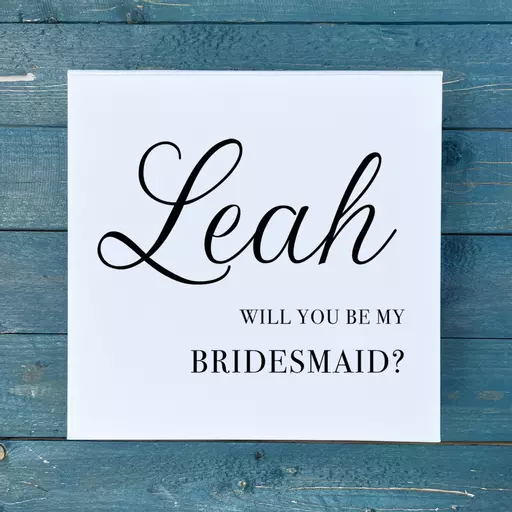 Personalised Will you be my Bridesmaid Gift Box