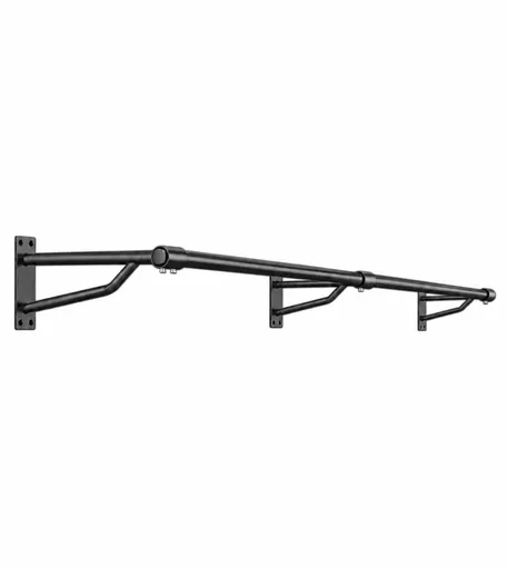 Wall Mounted Rail Set – 2000mm Black Hanging Rail