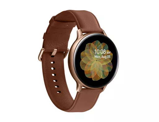 Samsung Galaxy Watch Active2 3.43 cm (1.35") OLED 44 mm Digital 360 x 360 pixels Touchscreen 4G Gold Wi-Fi GPS (satellite)