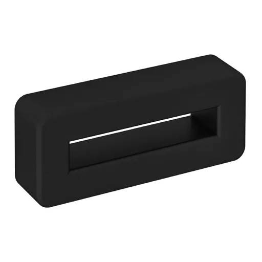 Rectangular Overflow - Matt Black