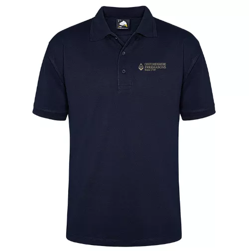 Oxfordshire Freemasons Mens Eagle Short Sleeve Polo Shirt