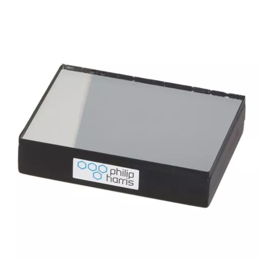 Philip Harris Plane Glass Mirror - Mounted - 100 x 75mm