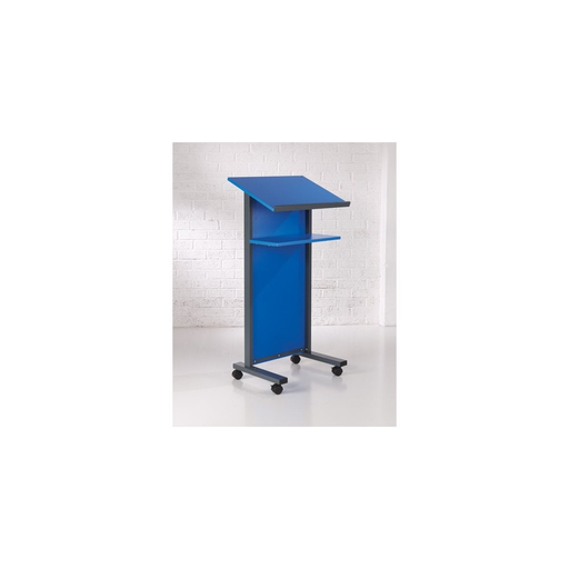 Metroplan Coloured Panel Front Lectern - Blue