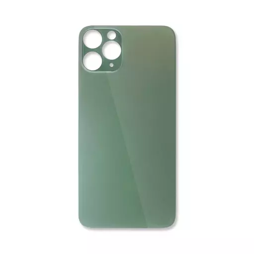 Back Glass (Big Hole) (No Logo) (Green) (CERTIFIED) - For iPhone 11 Pro Max