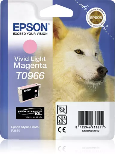 Epson C13T09664010/T0966 Ink cartridge light magenta, 865 pages 11,4ml for Epson Stylus Photo R 2880