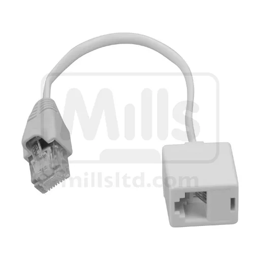 RJ11 Socket to RJ45 Plug Adaptor