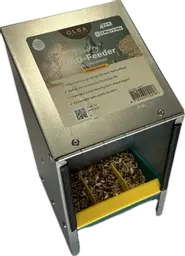Galvanised Feed or Grit Hopper Medium with corn