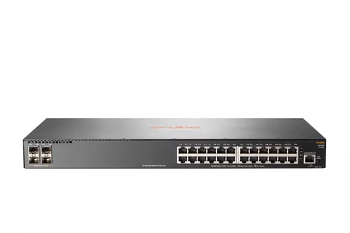 HPE Aruba Networking Aruba 2930F 24G 4SFP+ Managed L3 Gigabit Ethernet (10/100/1000) 1U Grey