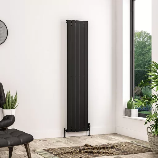 Addington II Radiator 1800 x 374 Type10 Matt Black