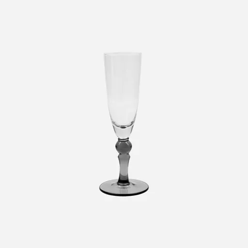 Champagne glass, Meyer, Clear/Grey