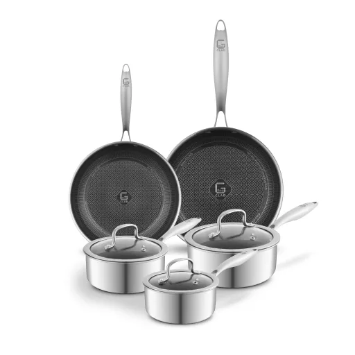 Geo-Clad 5 Piece Cookware Set