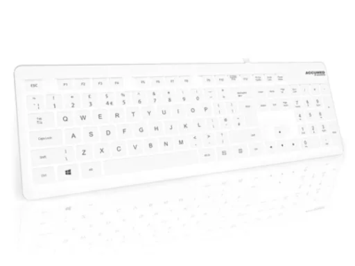Accuratus Accumed Value keyboard Medical USB QWERTY UK International White