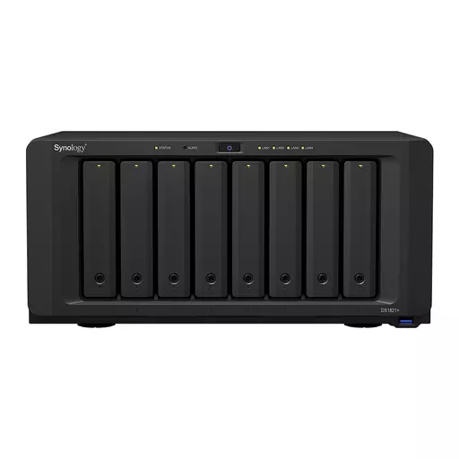 Synology DiskStation DS1821+ NAS Desktop Ethernet LAN Black V1500B