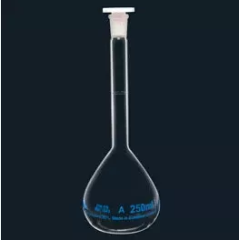 Volumetric Flask Class A PE stopper Serial Number And Conformity Certified PK2