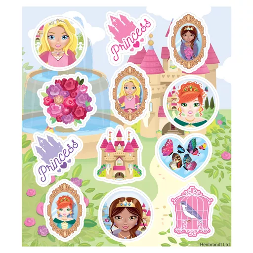 Princess Stickers - Pack of 120