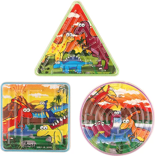 Dinosaur Maze Puzzle - Pack of 96