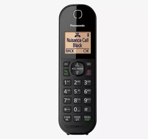 Panasonic KX-TGC413EB telephone DECT telephone Caller ID Black