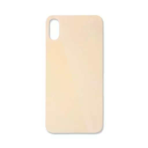 Back Glass (Big Hole) (No Logo) (Gold) (CERTIFIED) - For iPhone XS Max