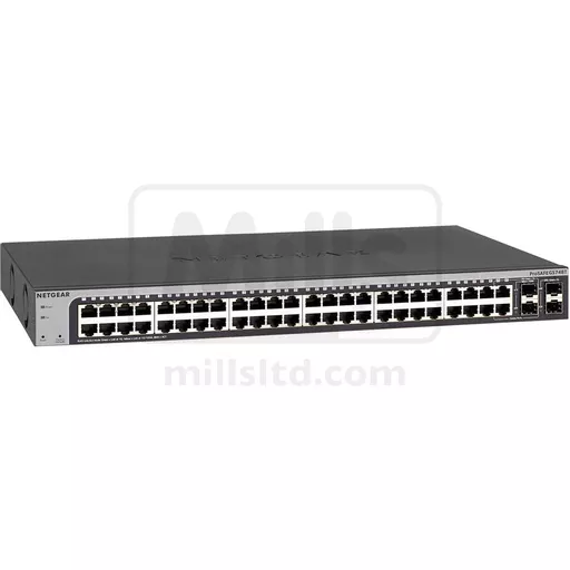 Netgear GS748Tv5 48-Port Gigabit Ethernet Smart Switch With 2 Dedicated SFP Ports