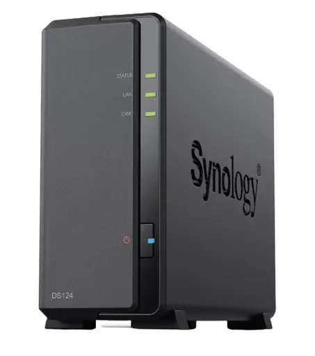 Synology DiskStation DS124 NAS/storage server Desktop Ethernet LAN Black RTD1619B