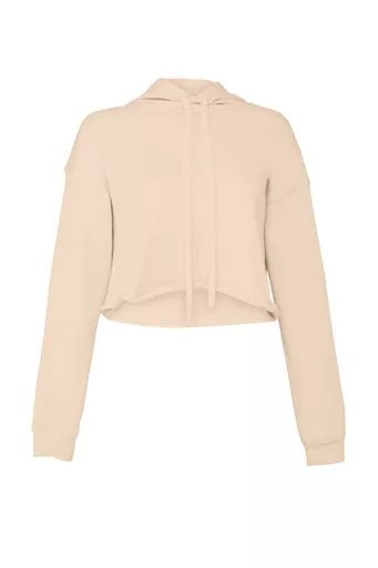 Women's Cropped Fleece Hoodie