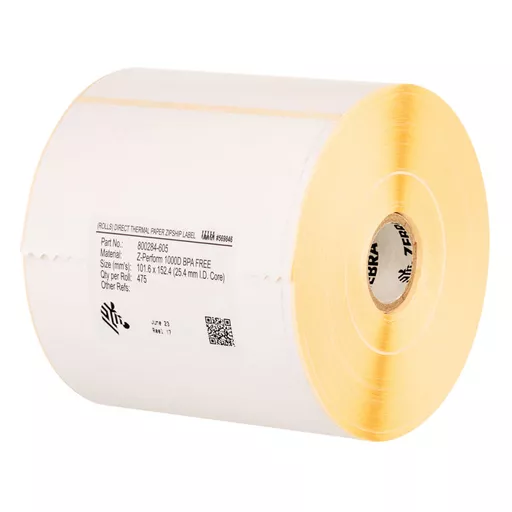 Zebra Z-Perform 1000T White Self-adhesive printer label