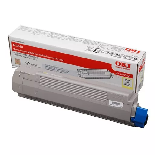 OKI 44059209 Toner yellow, 10K pages ISO/IEC 19798 for OKI MC 860