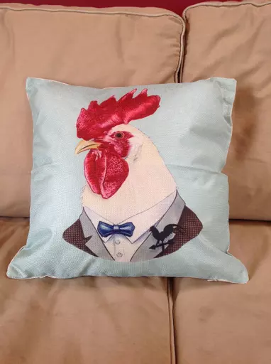 Chicken cushion cover best sale