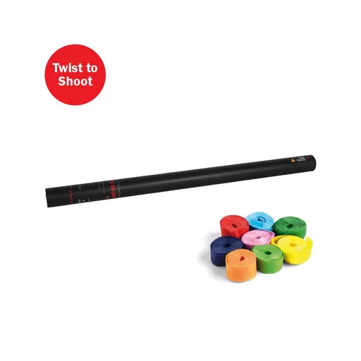 Equinox Handheld Confetti Streamer Cannon 80cm Multicoloured