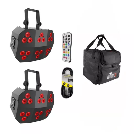 Chauvet Wash FX2 Lighting Effects with Gear Bags Bundle