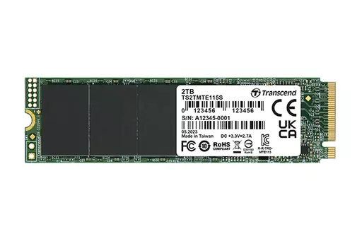 Transcend PCIe SSD 115S M.2 250 GB PCI Express 3.0 3D NAND NVMe
