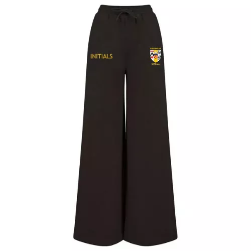Brasenose College Netball Club Ladies Wide Leg Jogging Bottoms