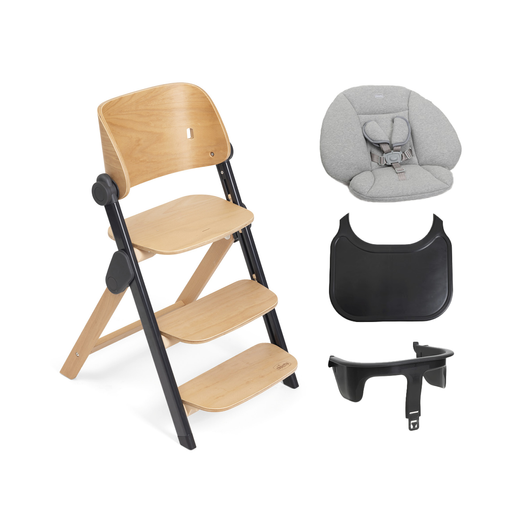 Chicco Black Meraviglia 4 In 1 Highchair In Ebony