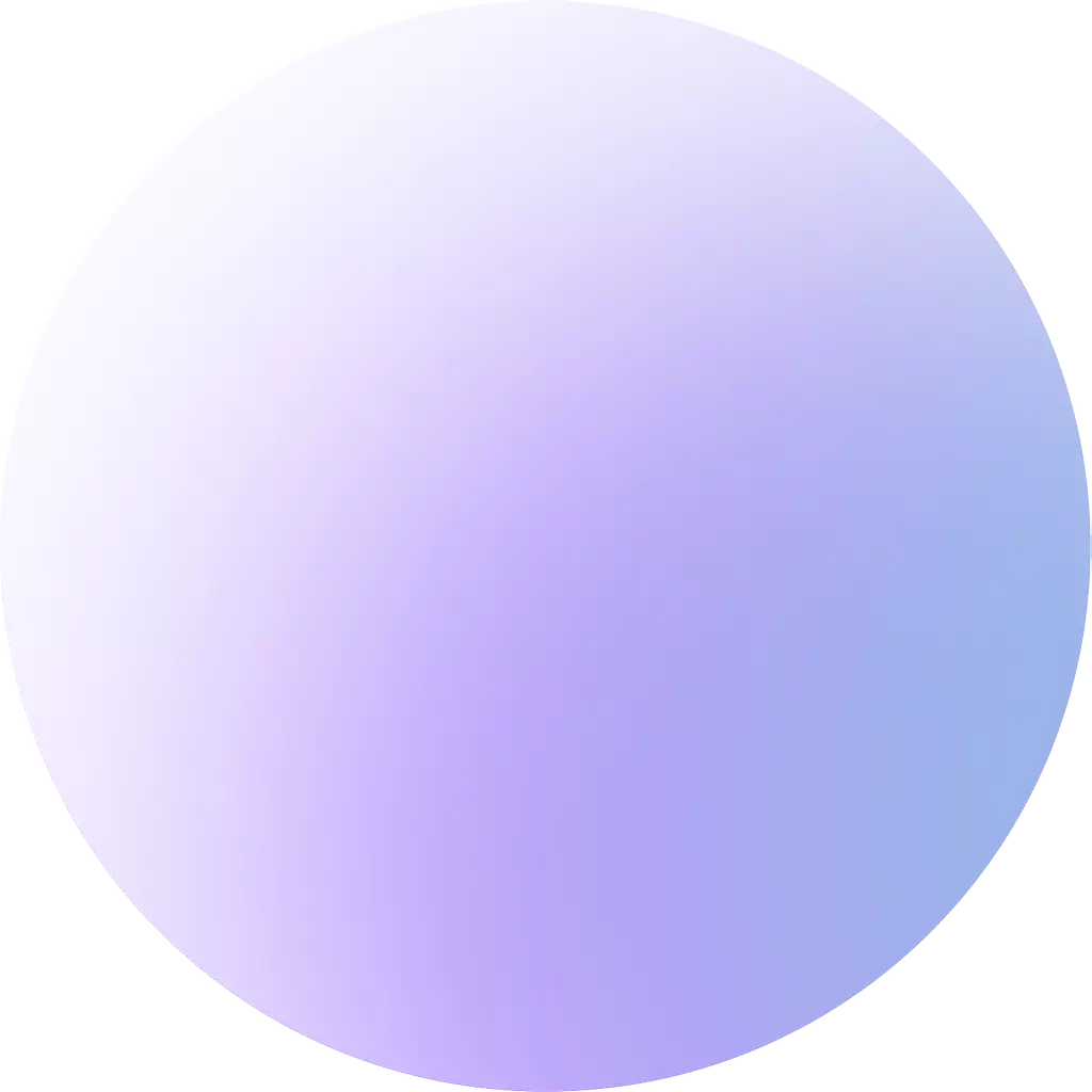 Symphony Commerce Purple Gradient Orb