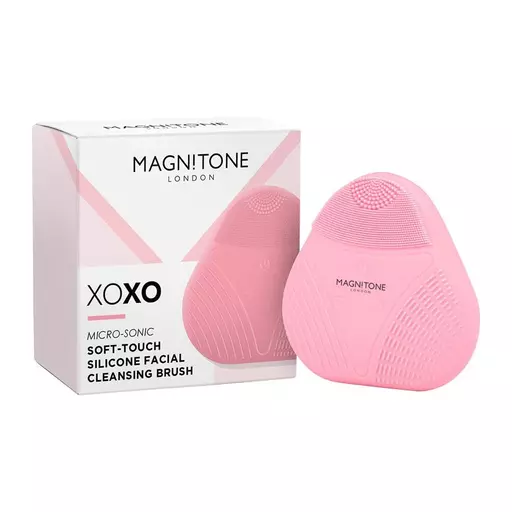 MAGNITONE XOXO Microsonic Softtouch Silicone Cleansing Brush Pink