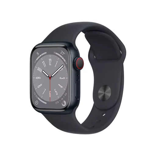 Apple Watch Series 8 OLED 41 mm 4G Black GPS (satellite)