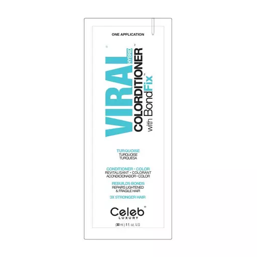 Viral Turquoise Colorditioner Conditioner 29.57ml by Celeb Luxury