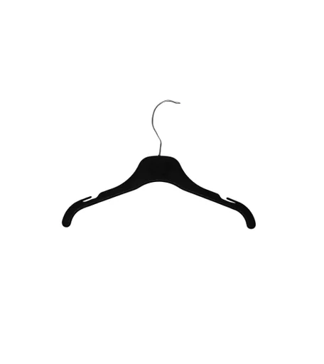 Black Plastic Children's Hanger - 300mm