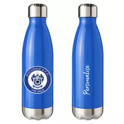 Rochdale AFC Crest Blue Insulated Water Bottle.jpg