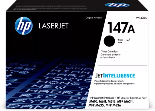 HP W1470A/147A Toner cartridge, 10.5K pages ISO/IEC 19752 for HP LaserJet M 611