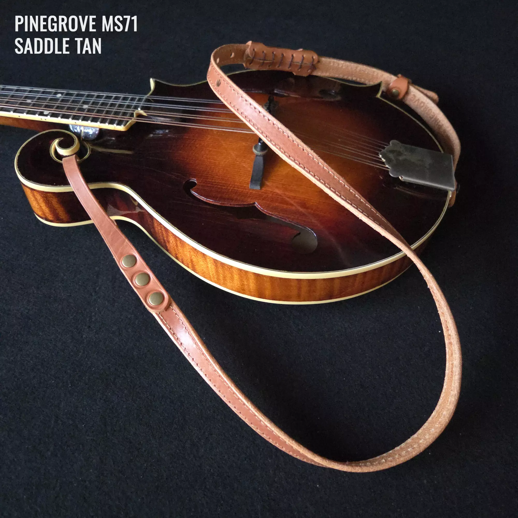 MS71T tan mandolin strap Pinegrove Leather 160559.jpg