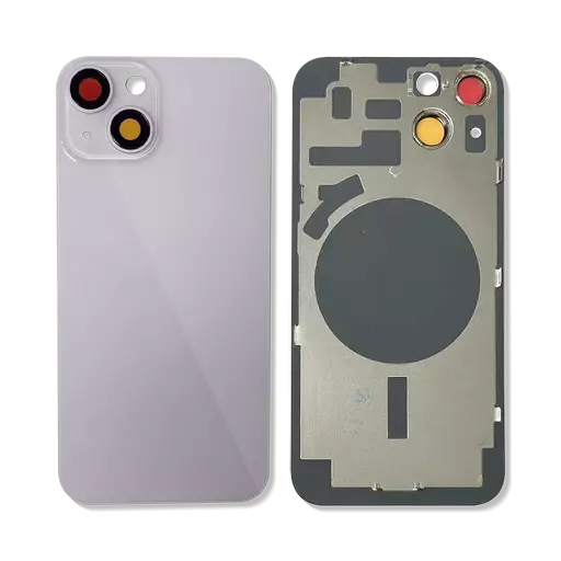 Back Glass w/ Camera Lens (Purple) (No Logo) - For iPhone 14