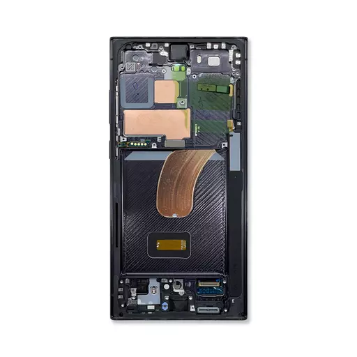 OLED Screen Assembly (Service Pack) (Phantom Black) - Galaxy S23 Ultra (S918)