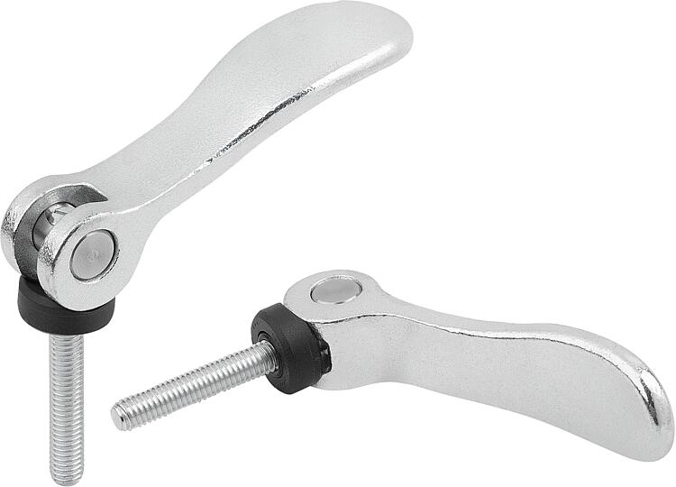 K2128 - Adjustable Cam Levers With Steel Handle and Steel Thread M3-M10