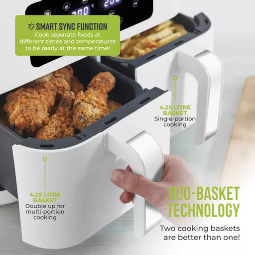 Tower Vortx Dual Basket Air Fryer - 8L – Topline Group