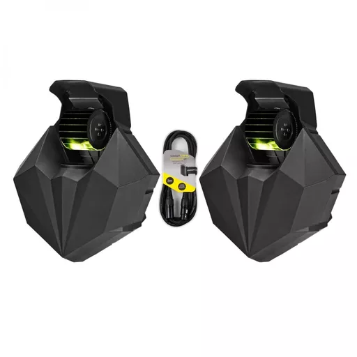 Equinox Merlin 80w Multi Gobo Effect Twin Pack Bundle