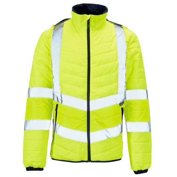 Picture of Supertouch Supertouch Hi Vis Yellow Puffer Jacket