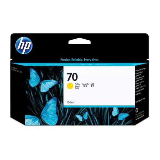 HP C9454A/70 Ink cartridge yellow 130ml for HP DesignJet Z 2100/3100/3200/5200/5400