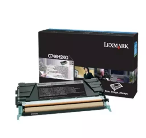 Lexmark C746H3KG Toner cartridge black Project, 12K pages ISO/IEC 19798 for Lexmark C 746/748