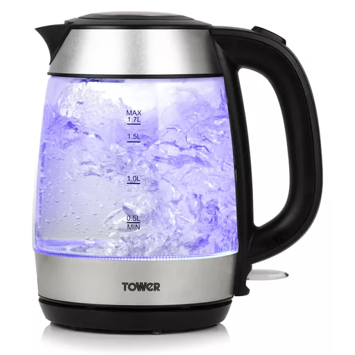 3000W 1.7L Glass Kettle S/S